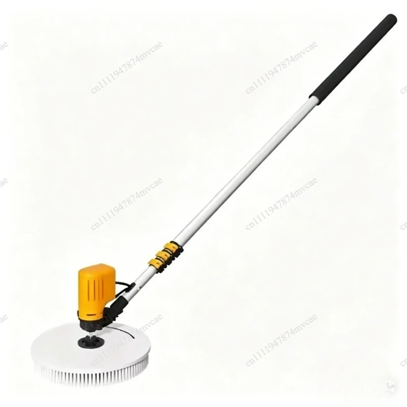 Solar Panel Cleaning Brush - Rotating Window Washing Tool for Photovoltaic Systems, Electric Powered Glass Cleaner Machine