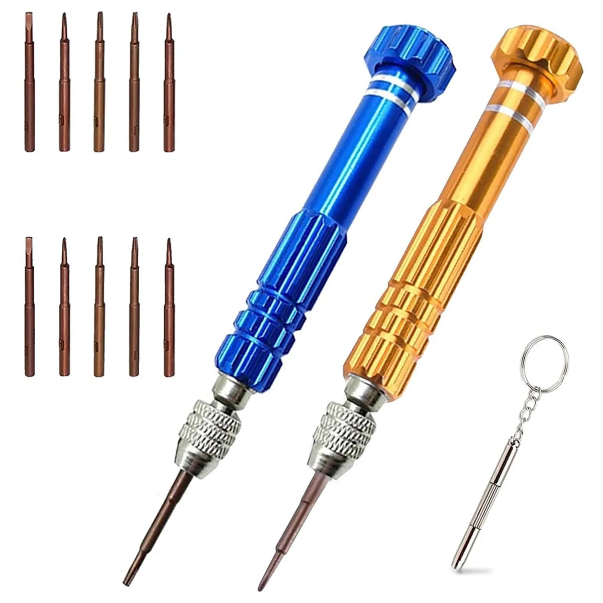 Portable Glasses Screwdriver for Eyeglass Repairing, 13 in 1 Multifunctional Precision Screwdriver Set for Sunglasses