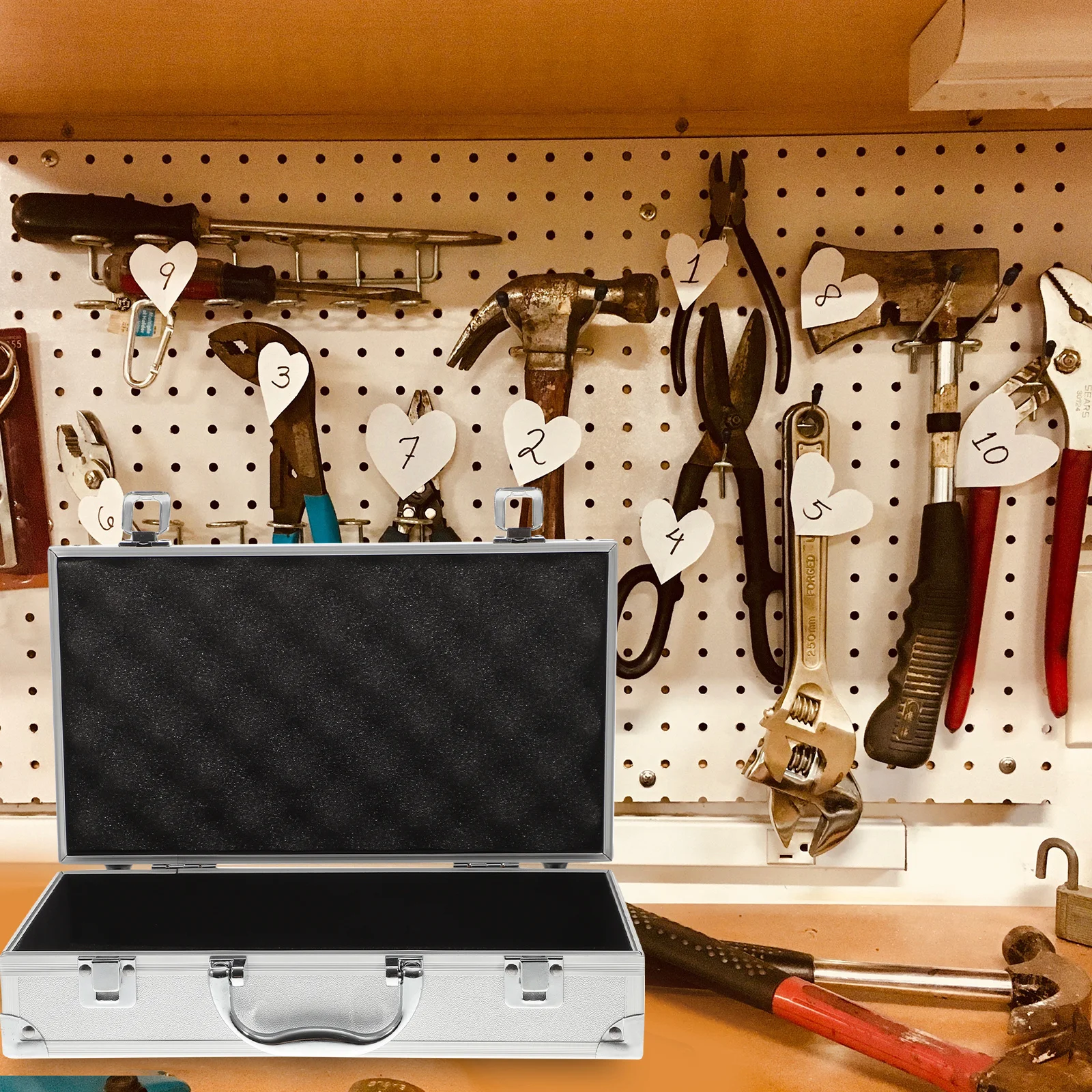 

Toolbox Tools Case Portable Large Compact Tool Box Capacity Tool Case For Home Medicine Storage Silver