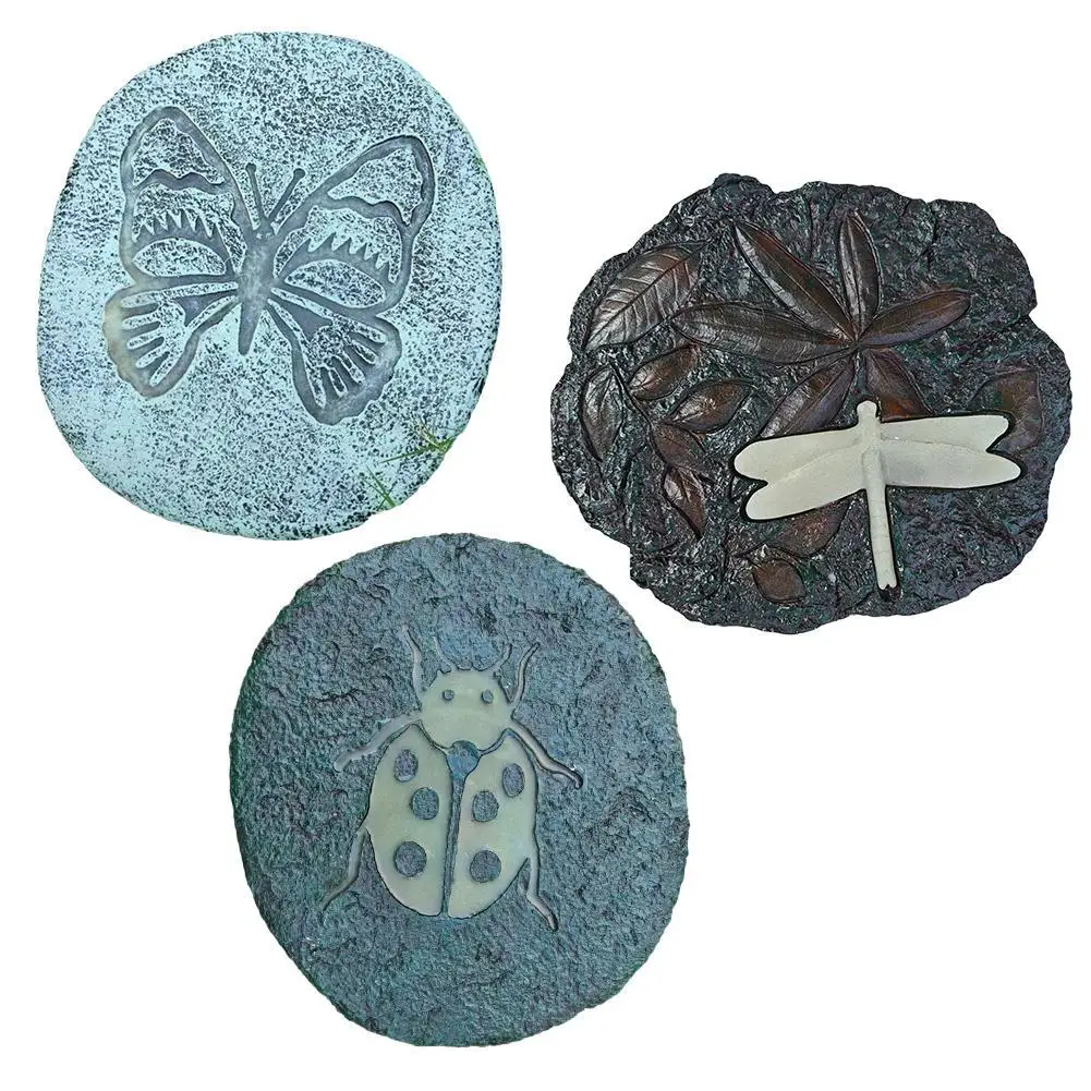 

Garden Anti-Slip Mold Resin Stepping Stone Outdoor Park Paving Step Stone Garden Decoration Outdoor Lawn Pathway Tiles