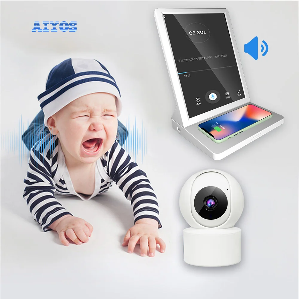 

9.7inch 1080p WiFi Wireless Video Baby Monitor with Screen with Wireless Fast Charger