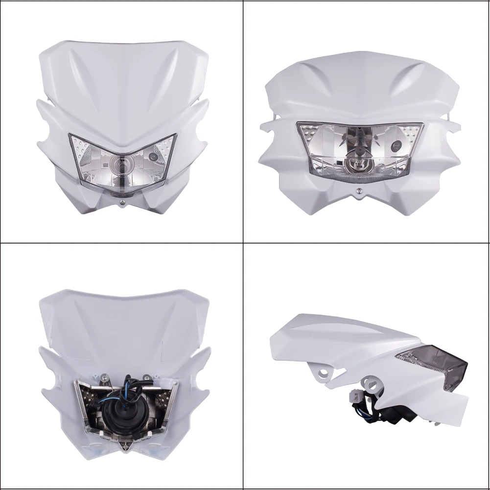 Headlight Universal Headlamp For Kawasaki KX250F KX250 450 KX450F KX KLX 450R 110-501 Enduro Pit Bike Motorcycle Head Light lamp