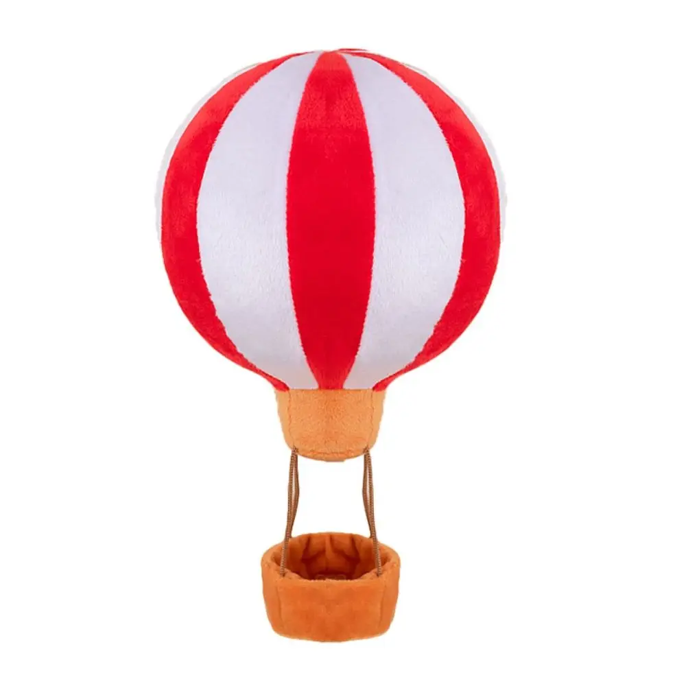 PP Cotton Hot Air Balloon Plush Toys Lifelike Fluffy Colorful Hot Air Balloon Toy Handmade Cartoon Stuffed Air Balloon Doll
