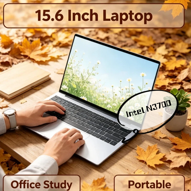 

16GB RAM 2TB SSD New Ultra Slim 15.6 Office Study Laptop Intel N3700 1920*1080 Display Windows 11 Pro