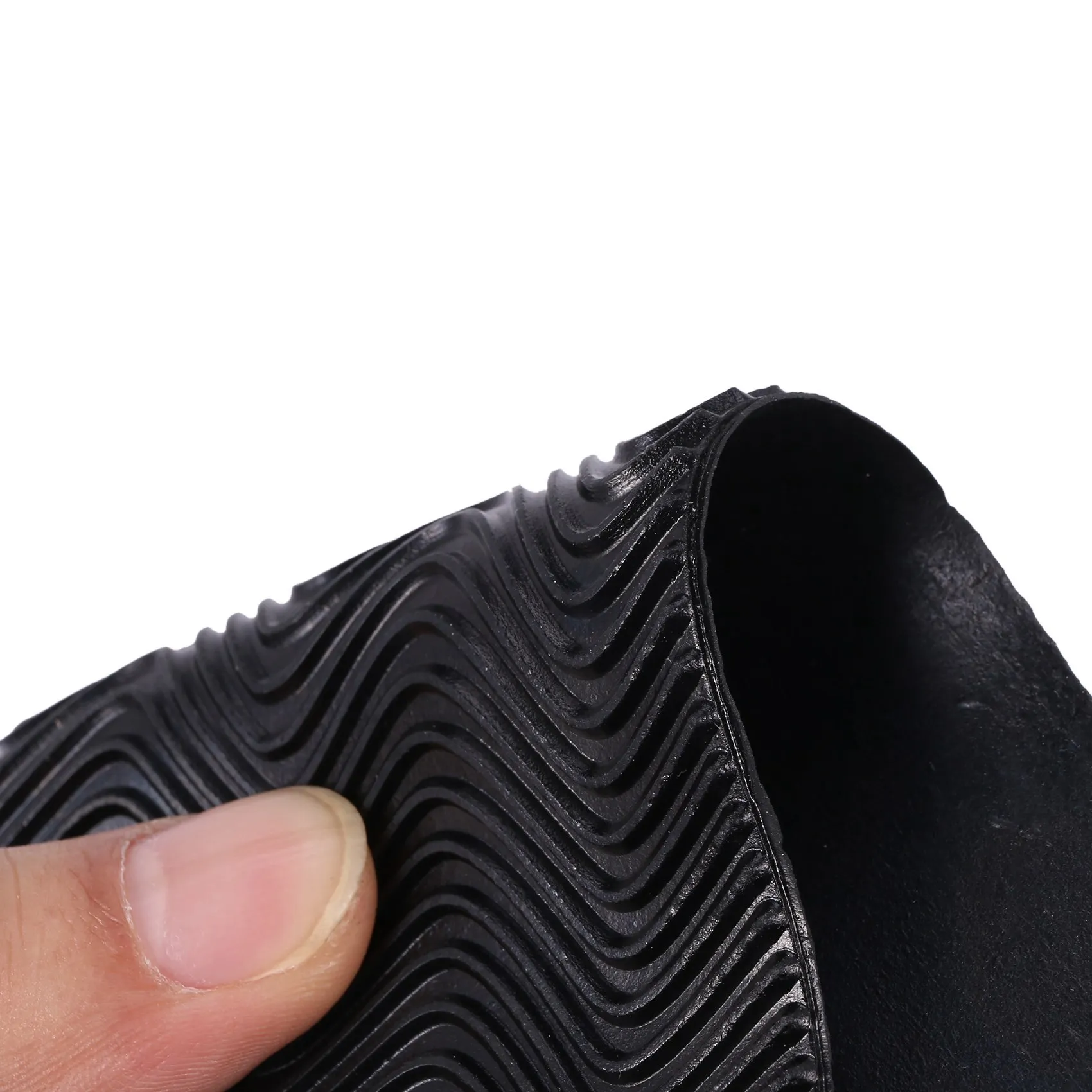 

ABWE-4 Pair DIY Stick On Full Soles Heel Palm Shoe Repair Anti-Slip Grip-Rubber Pads - 29X11.5X0.2Cm