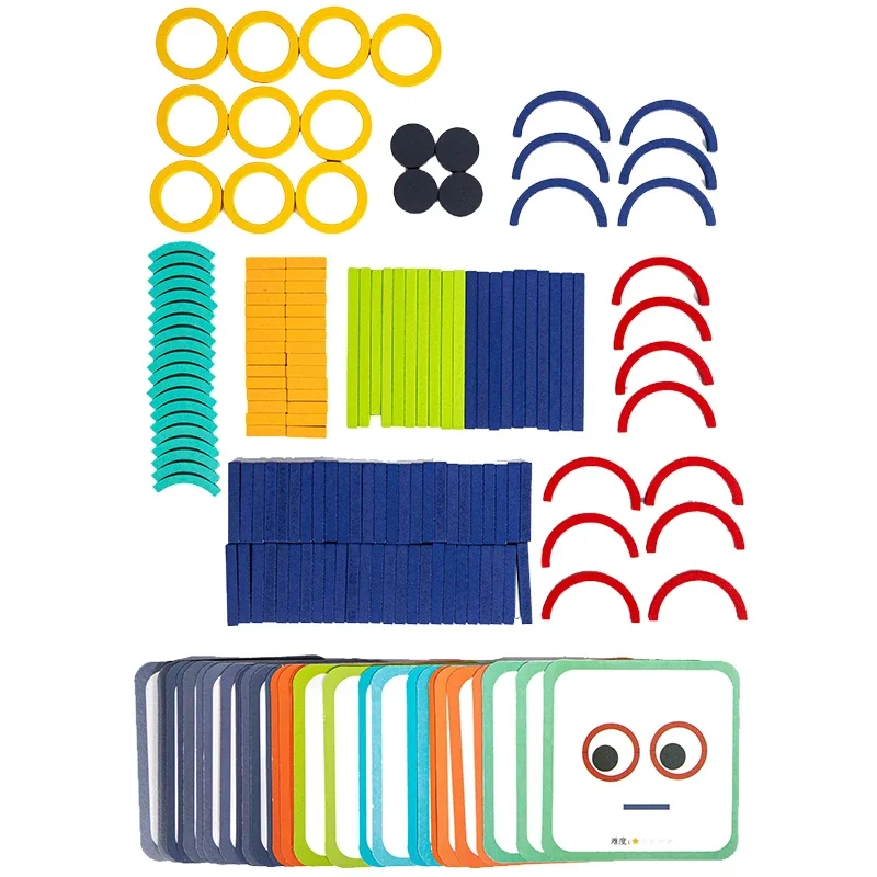 DIY Holz Kreative Sticks Und Ringe Puzzle Intelligenz Spiel Montessori Frühen Kindheit Pädagogisches Spielzeug Für Kinder Kinder