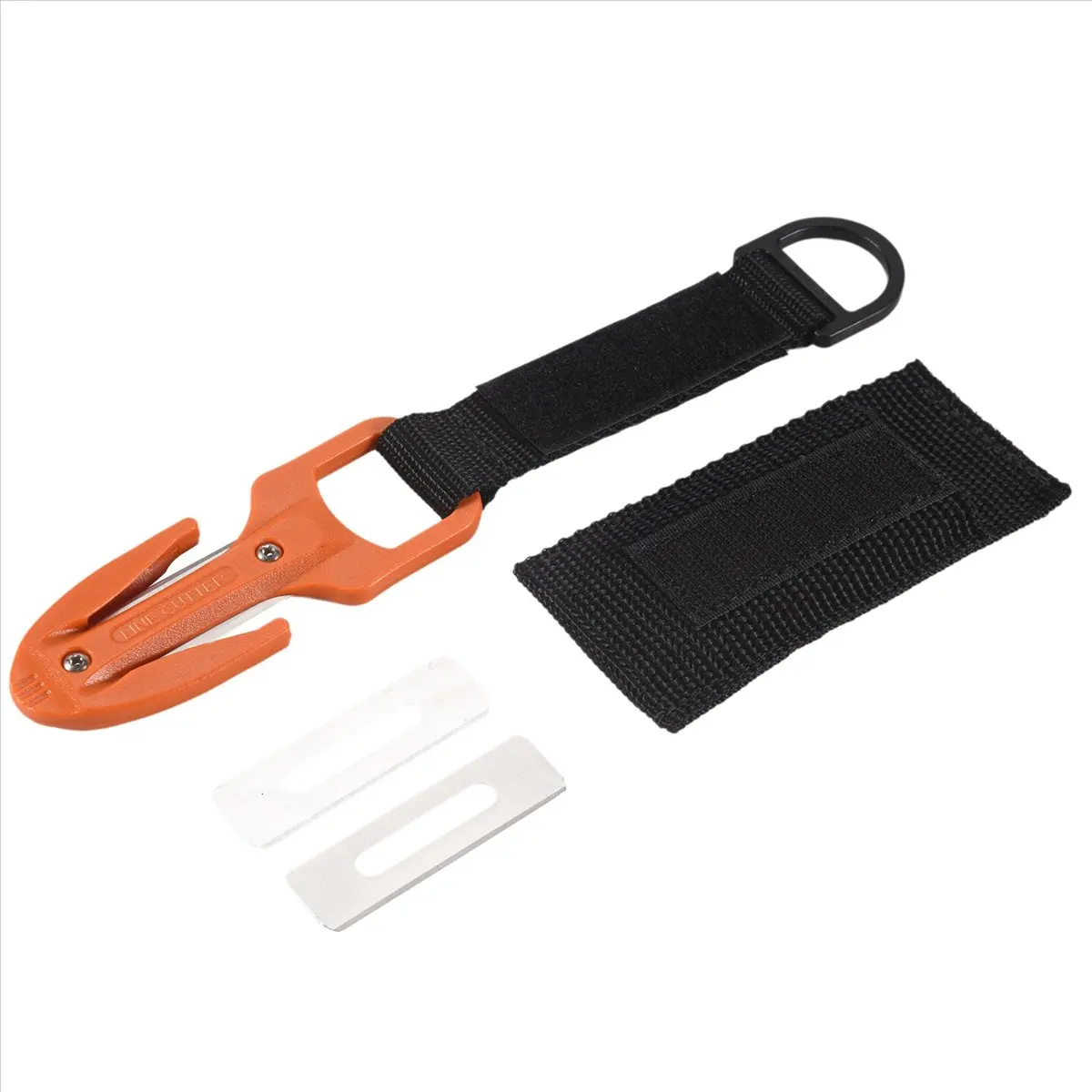 T22C Scuba Diving Cutting Special Knife Line Cutter Underwater Knife Spearfishing Secant Equipment,Orange