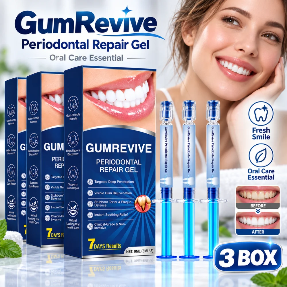 Gum Repair Gel 3x3ml Periodontal Care Hydroxyapatite Pentaphyllum Formula Gentle Gumline Care Tartar Plaque Oral Hygiene