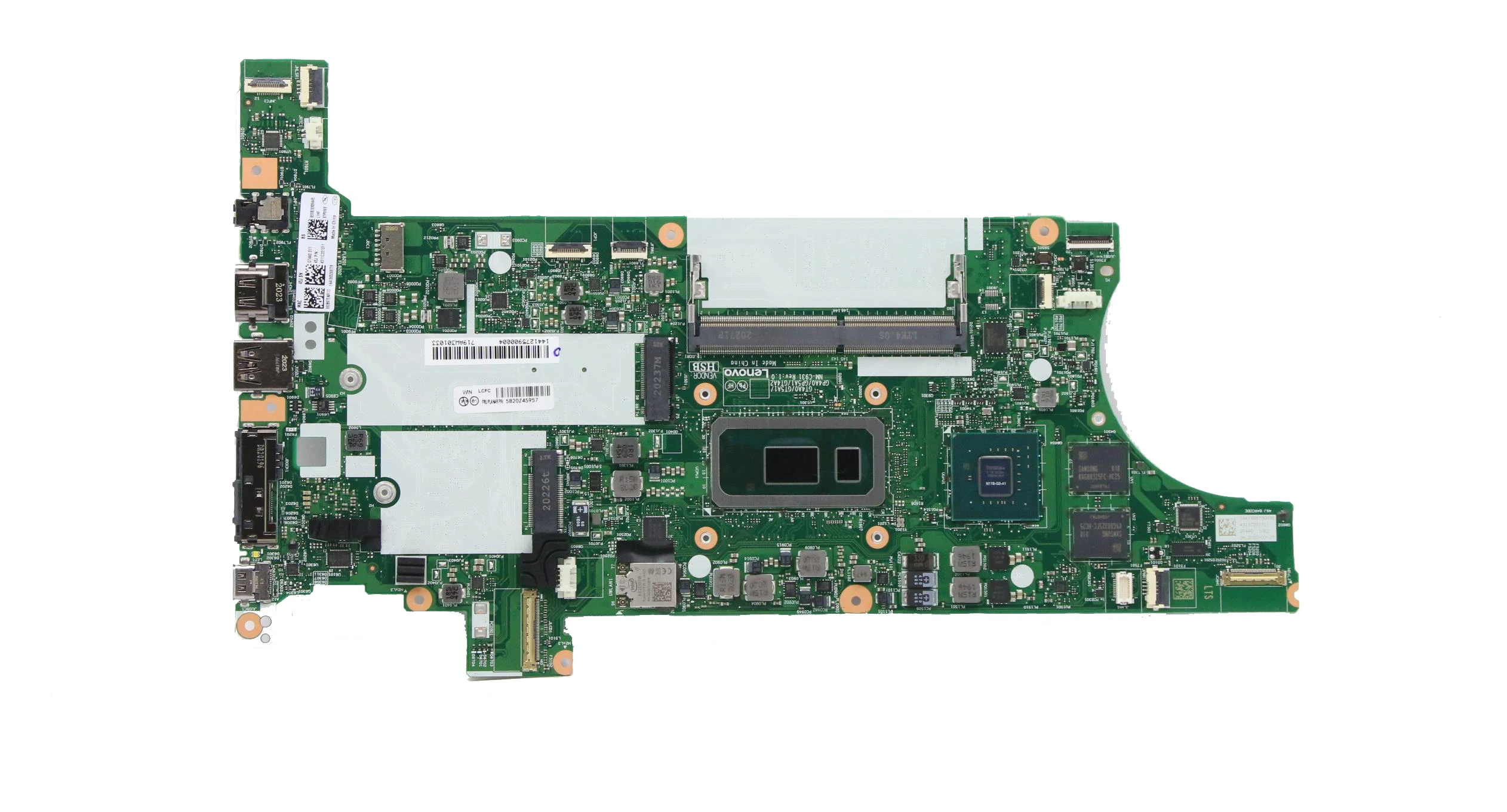 

5B20Z45957 For Thinkpad T14 Gen 1/T15 Laptop Motherboard I7-10510U 16G