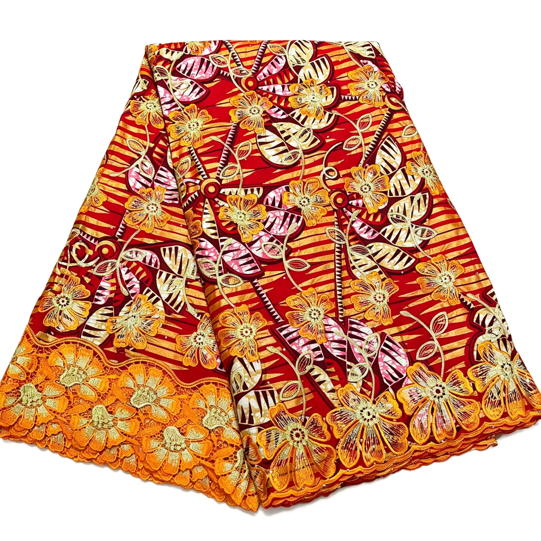 Tissu en dentelle africaine lo - Ethnic Fabric avis et prix