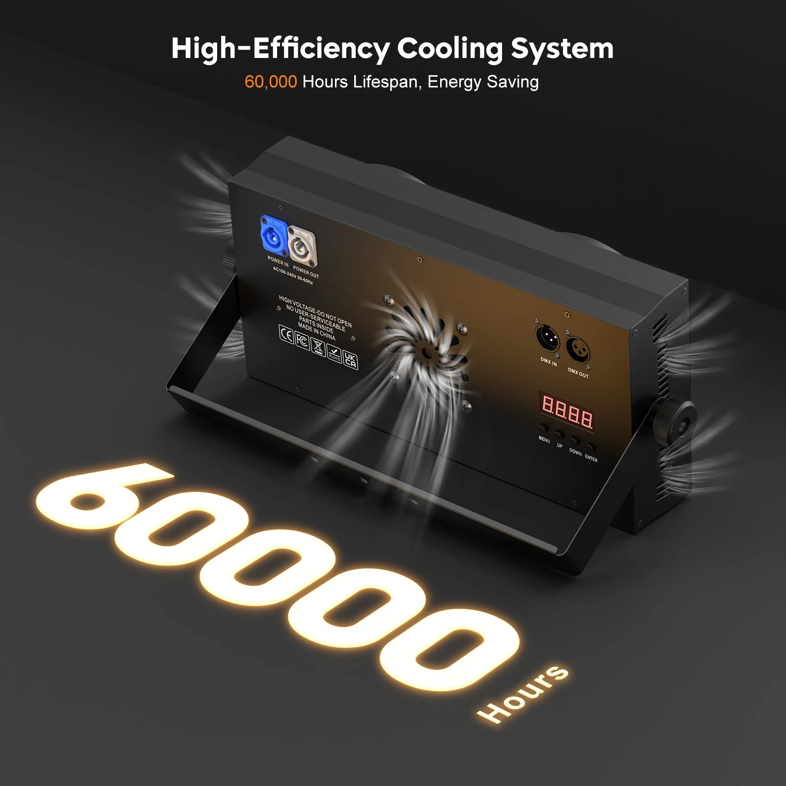 Fieryzeal 2PCS 200W LED COB Audience Light 2 Eyes Blinder Light 6x30W Strobe Stage Light con strisce RGB DMX512 Retro Par Light