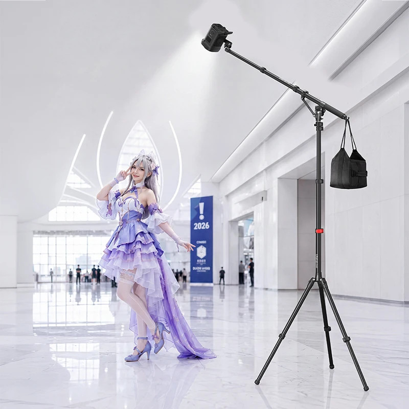 Ulanzi TH09 多用途ブームアーム 1.34M 5KG耐荷重 三脚 デュアルロック