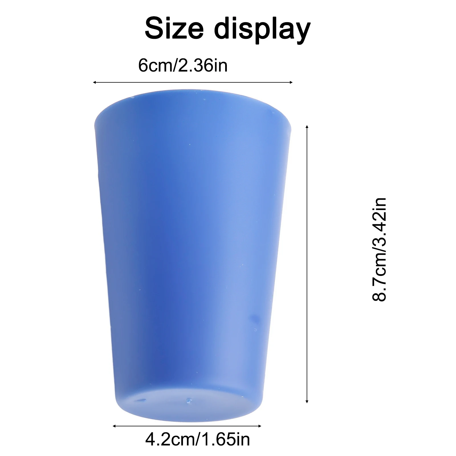 Drinking Container Colourful Cups 6*6*8.7cm For Juice Coffee For Microwave Kitchen Multipurpose Straw Cups Practical
