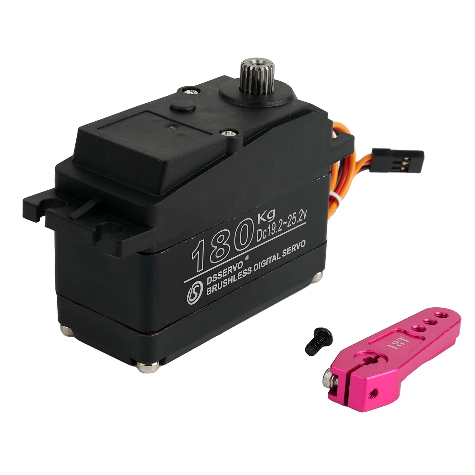 BLS51180 180KG 디지털 서보 24V 브러시리스 180 ° /270 °   레드캣/HPI 바하 5B SS용 메탈 기어
