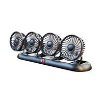 4 Head 5V USB Car Cooling Fan Portable Foldable for SUV RV Multipurpose
