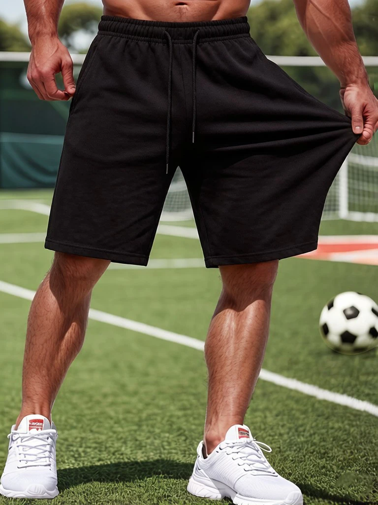 

Mens Solid Basic Cool Bottom Sport Jogging Sportpants Casual Summer Gym Shorts Running Oversized Short Pant Street Loose Pants