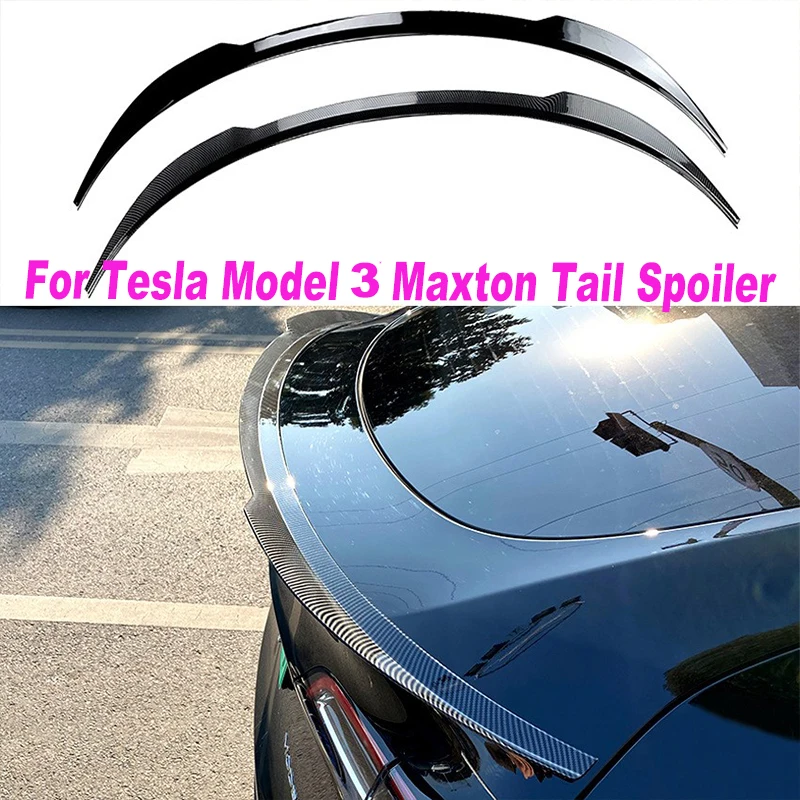 Applicable to Tesla Tesla Model 3 Maxton fixed wing tail spoiler exterior modification