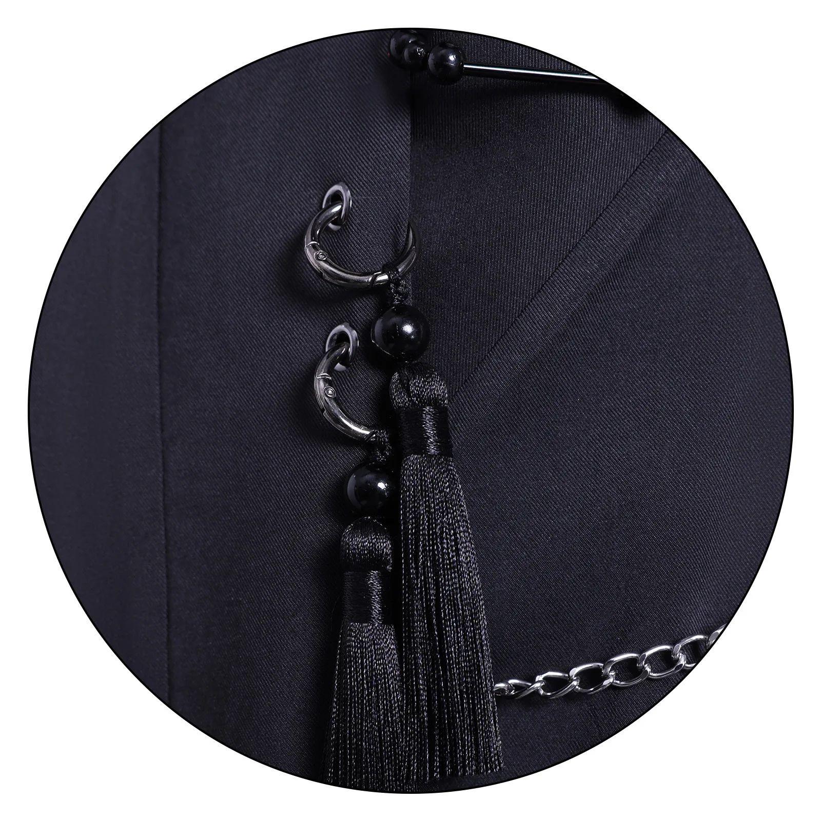 أزياء أنيمي KPop شيطان الصيادين ساجا بنين جينو ساجا التأثيرية لحفلة الهالوين ملابس أداء المسرح الأسود للأطفال والنساء والرجال