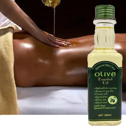 260ml  Aromatherapy Relaxing Nourishing Organic Olive Essential Body Massage Oil Serum Facial Skin Care natural oil olive oil