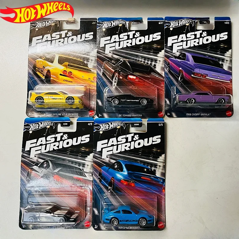 

Hot Wheels 1966 CHEVY IMPALA NISSAN SKYLINE GT-R (BCNR33) NISSAN 350Z Литая модель игрушечного автомобиля в масштабе 1/64