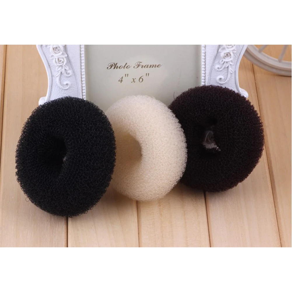 Hair Donuts Hair Styling Tool Women Girls Sponge Bract Head Meatball Hair Bun Ring Donut Maker Wholesale