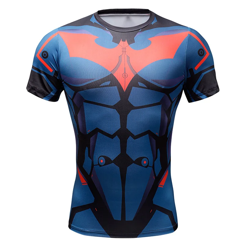 

New Anime 3D Printed Summer T Shirt Men Short Sleeve Cosplay Costume Compression Male Fashion Casual Novelty T-shirt Tops Tees