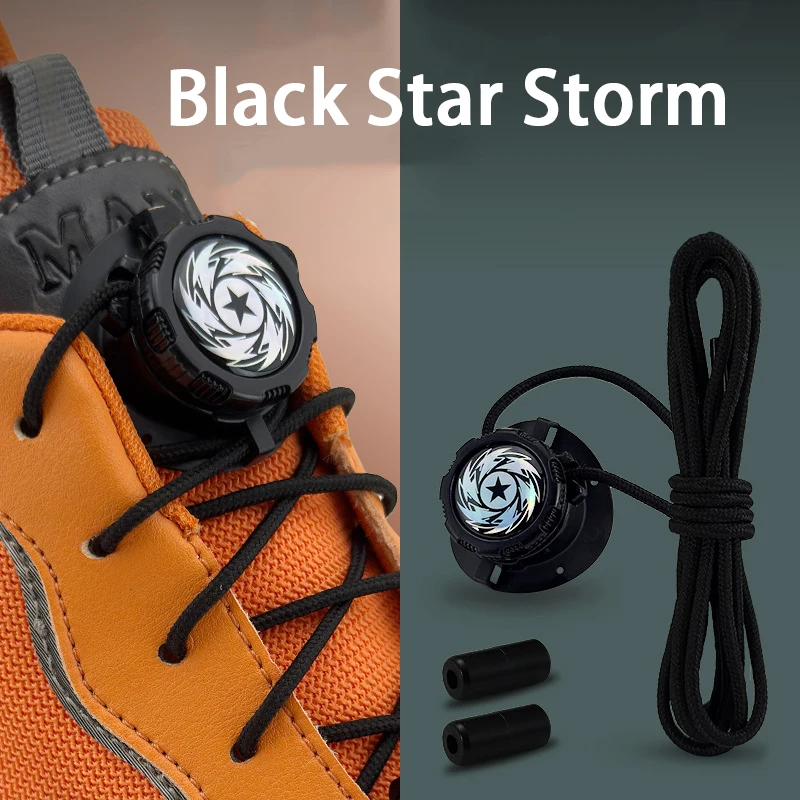 No Tie Shoelaces Shoe Accessories Swivel Buckle Laces Sneakers Thick Rope Automatic Shoelace Easy Installation 1Pair/2Pair