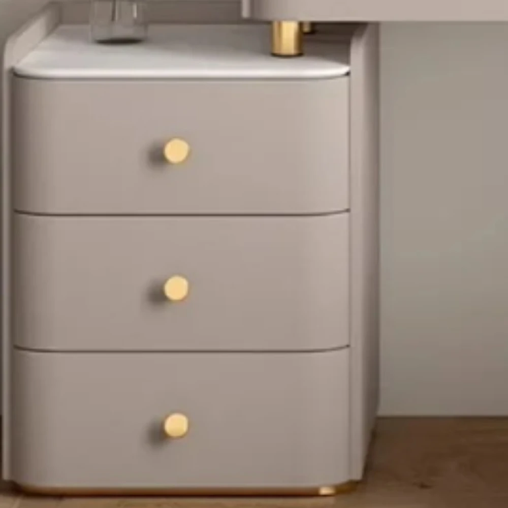 الفتيات الفاخرة خلع الملابس الجدول ماكياج أمشاط المنظم الحديثة التجميل خلع الملابس الجدول مجوهرات خشبية Meuble دي Chambre الأثاث #4