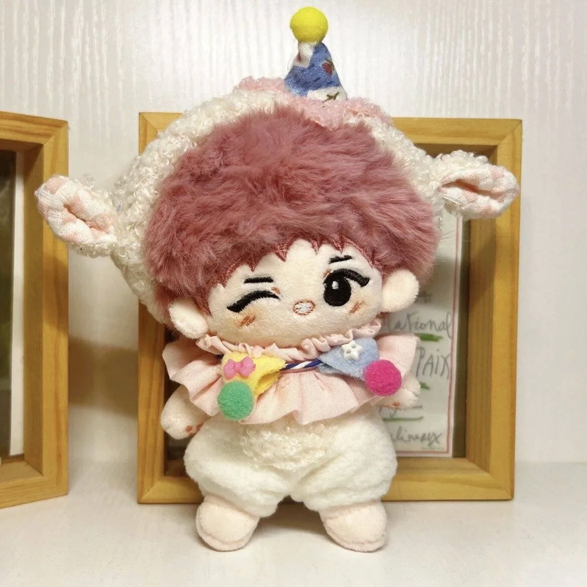 

10cm Cotton Doll Clothes Starfish Doll Cotton Doll Plush Cartoon Cute Sheep Lamb Clothes 10cmDoll Outfit