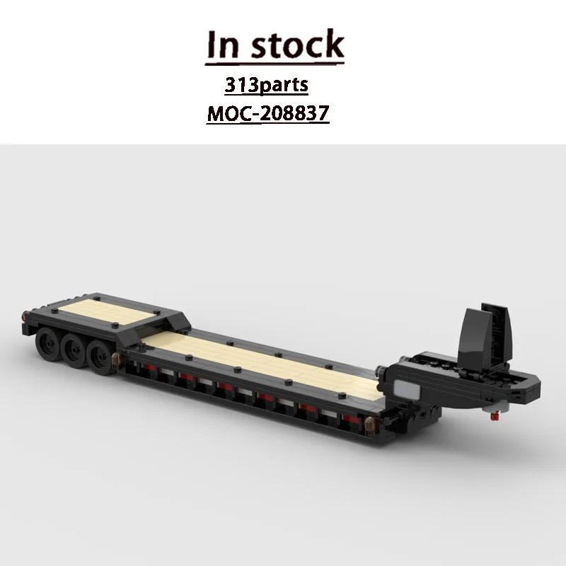 moc-208837-new-low-loader-trailer-building-block-model-313-parts-moc-creative-boys-children's-birthday-christmas-toy-gift