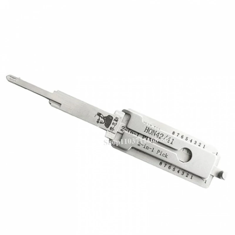 1 قطعة أداة Ganzua LISHI 2 في 1 لهوندا دراجة نارية لاقط/فك التشفير HON42/41 قفال Ganzua عدة مجموعة كاملة مفتاح مجموعة كاملة سيارة