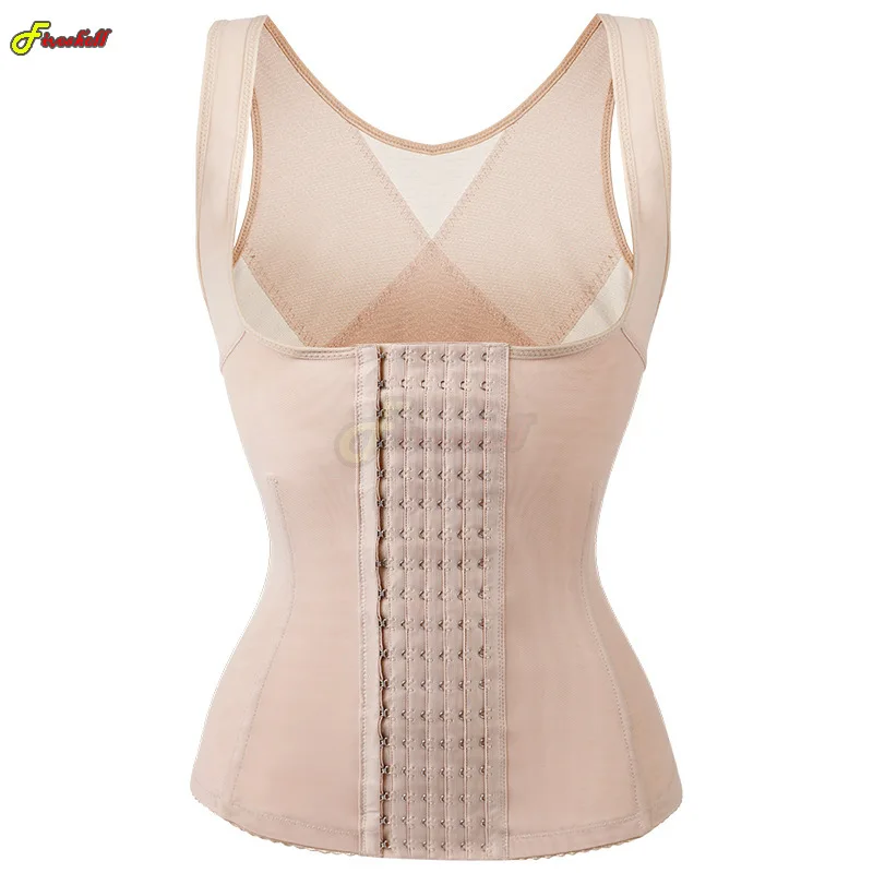 Women Sexy Body Shaper Waist Corset Upper Support Gather Vest-style Body Shaper Postpartum Abdomen Corset Fajas Colombianas