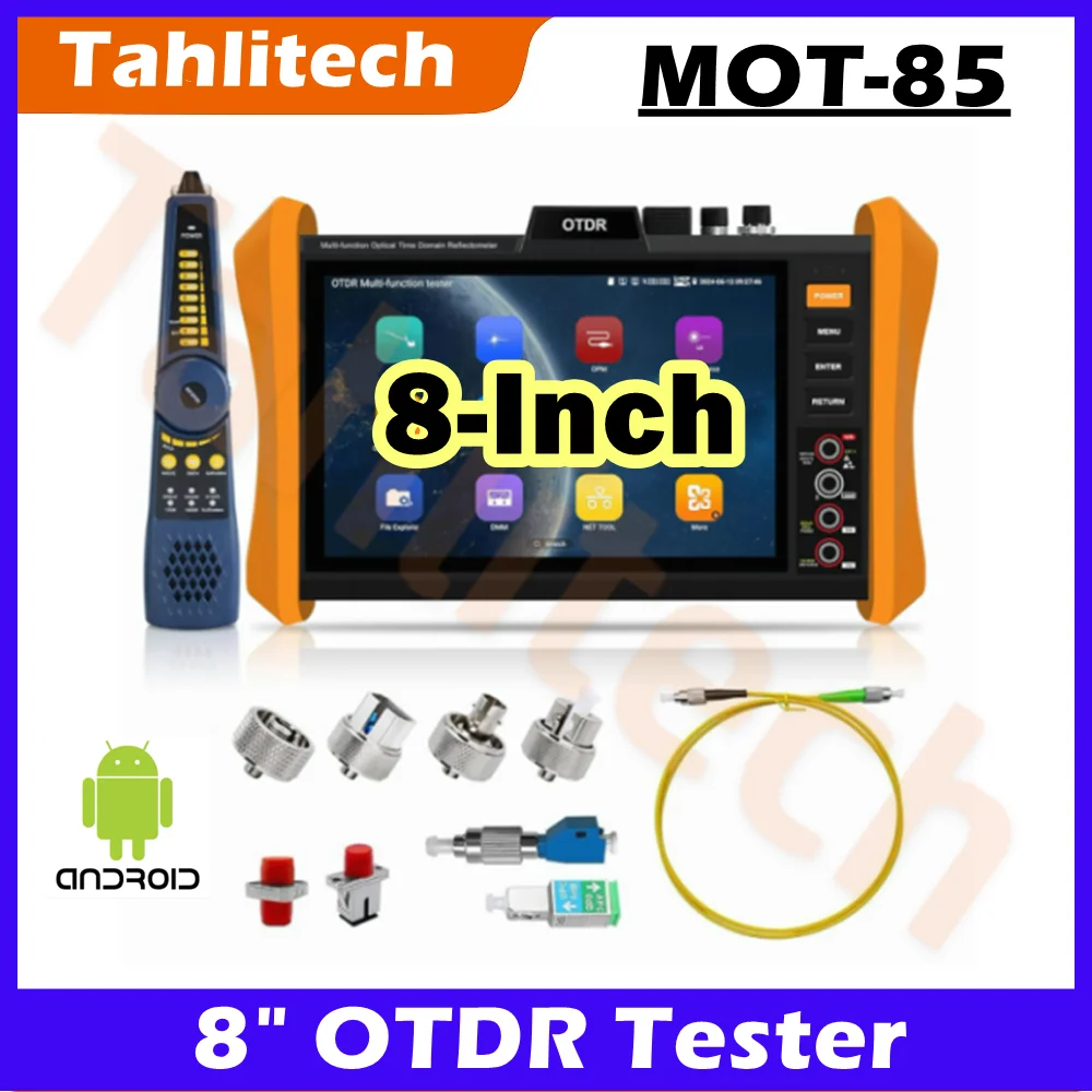 OTDR Optical Fiber Network Cable Tester UTP RJ45 TDR Test Gigabit SFP Optical Fiber Module Port with PDF Report