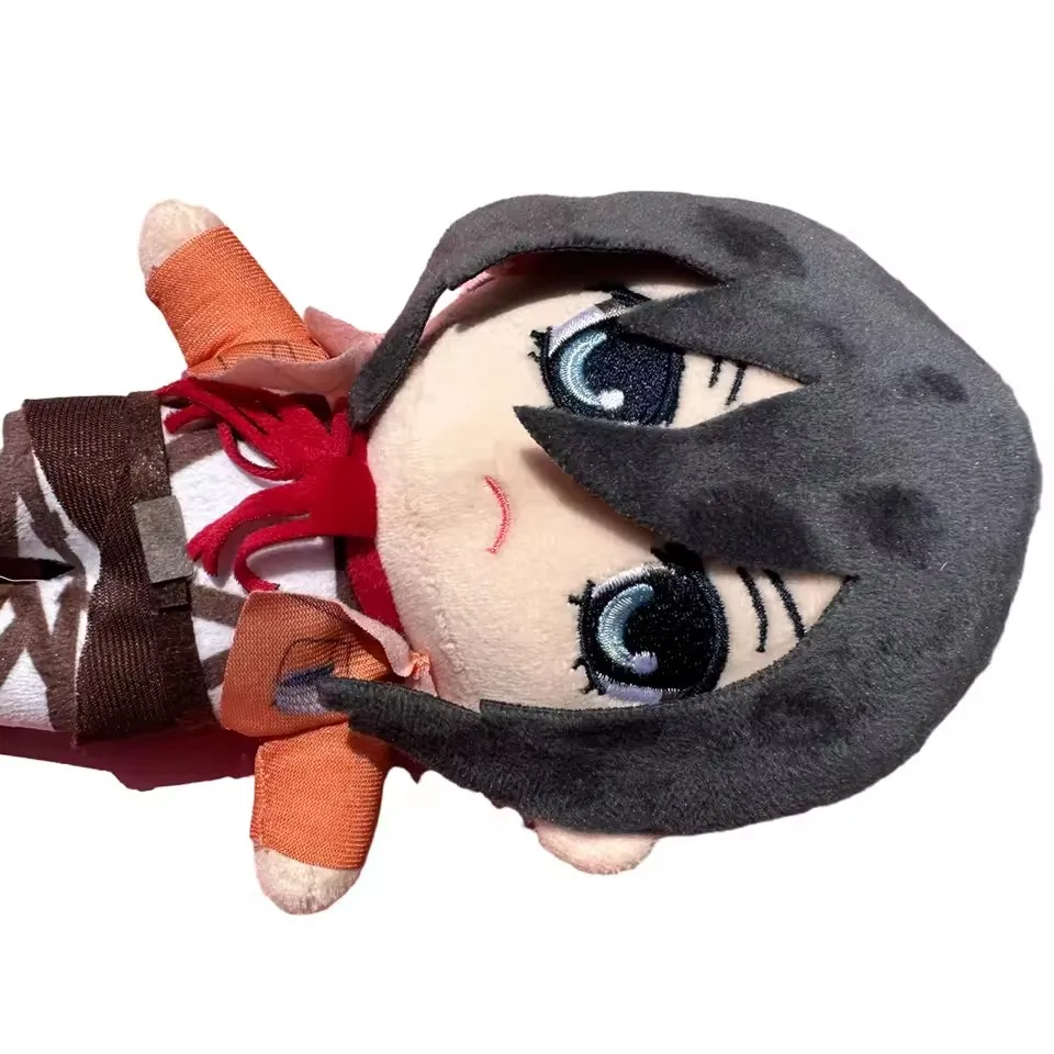 Anime Attack on Titan Plush Toys Doll Kawaii Levi Eren Mikasa Cute Kawaii Collection Green Stuffed Doll Prezenty urodzinowe dla dzieci