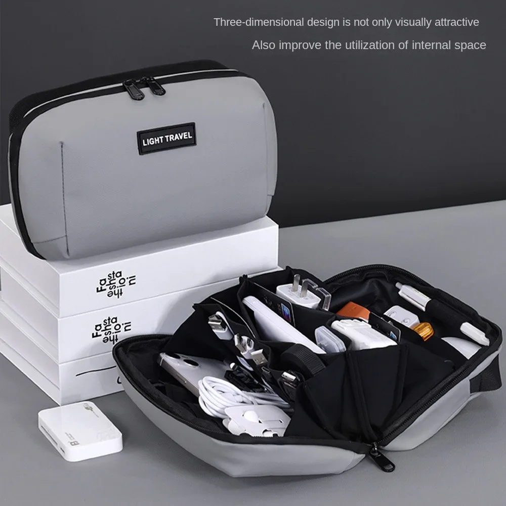 

New Dust-proof Makeup Bag Large Capacity Portable Travel Toiletry Handbag Waterproof Power Cord Storage Bags