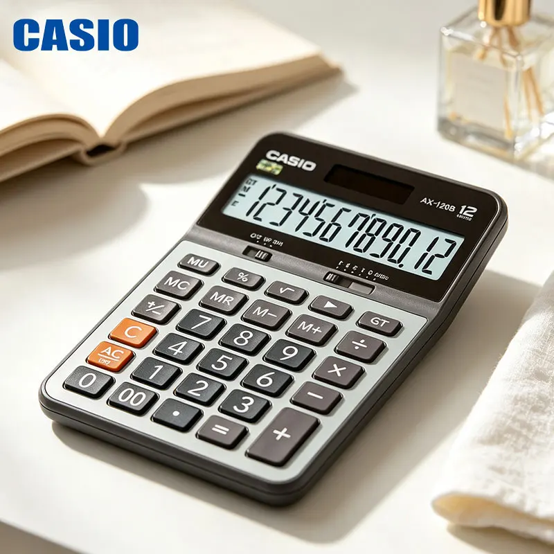Casio AX-120B/12B DX-12B/120B DH-12/14 Wear-resistant long-term business calculator financial cashier billing calculation