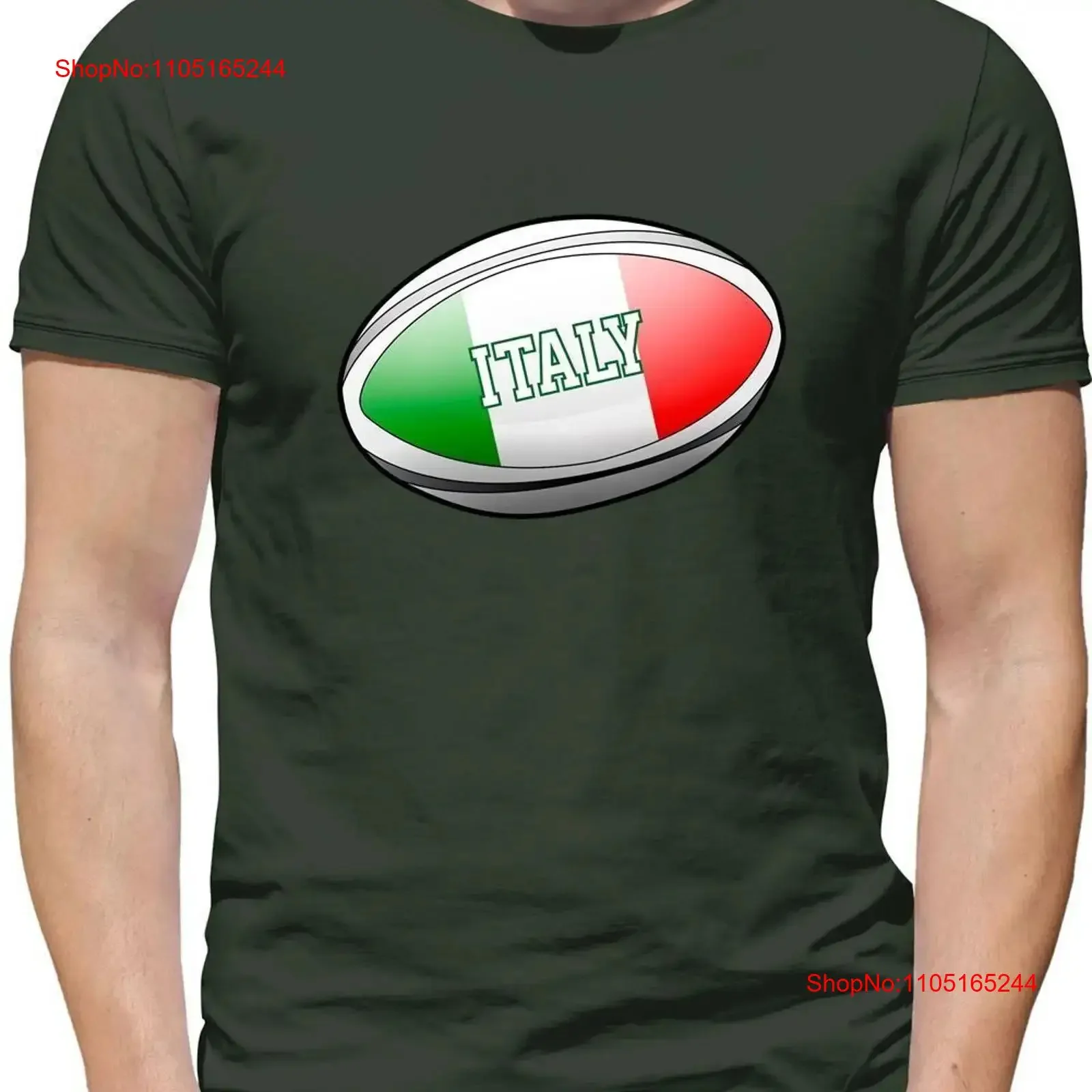 

Мужская футболка с итальянским флагом и мячом для регби, Италия, 6-лига, Юнион Нации, шесть винтажных стираных уличных одежды, мягкая стильная модная графика