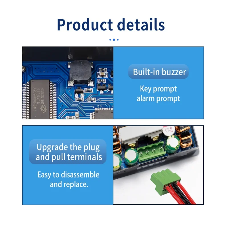 SK60 SK120 DC Buck Boost Dönüştürücü CNC Ayarlanabilir Düzenlenmiş Laboratuvar Güç Kaynağı Sabit Gerilim Akımı Solar Şarj Modülü