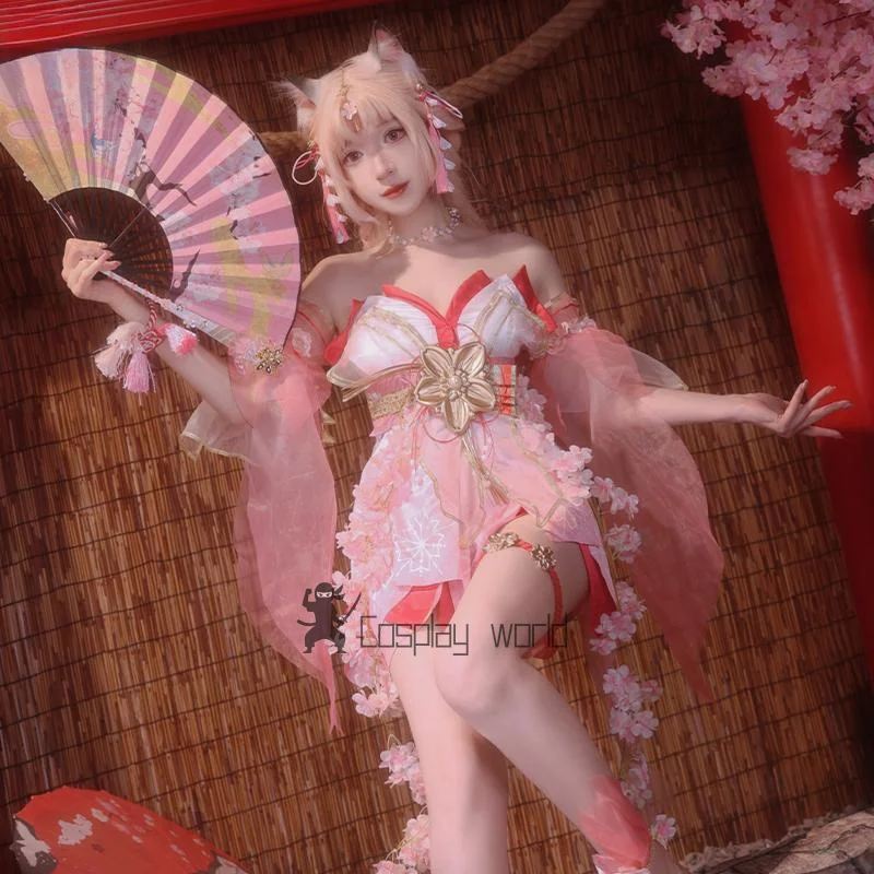 Новая игра Kurimi, женский карнавальный костюм Naraka: Bladepoint, униформа, сексуальное легкое марлевое платье, карнавальный костюм на Хэллоуин