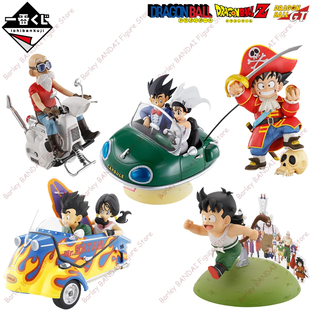 

In Stock BANDAI Ichiban Kuji Dragonball Snap Collection2 Son Goku Chichi Kame Sennin Son Gohan Videl Anime Figures Model Toys