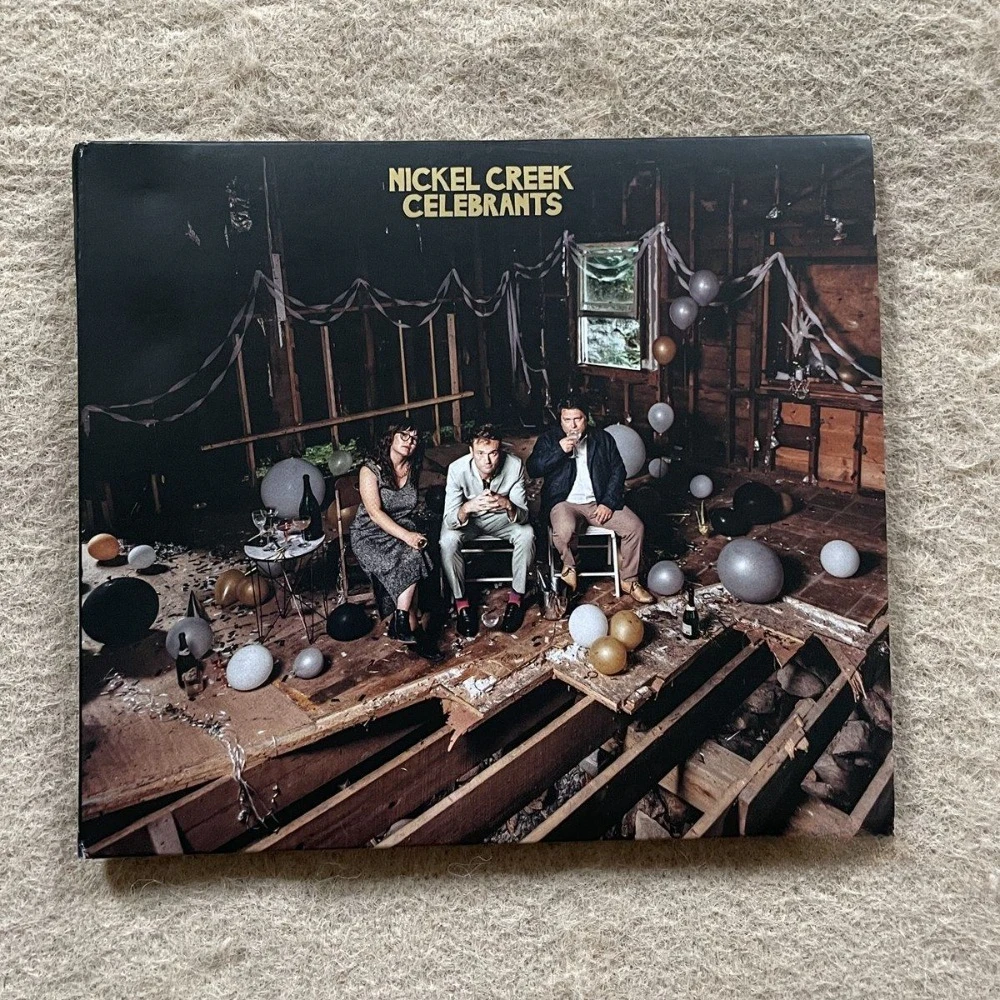 

Nickel Creek Celebrants CD | American Progressive Bluegrass Album | Folk Fusion Harmonic Acoustic Instrumental Melodic Music CD