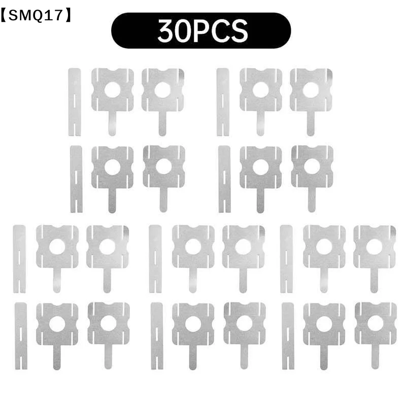 30pcs Spots Welding Nickel Plates 5Set Battery Plating Nickle Sheet For Mak Nickel Plated Steel Strap Strip Sheets Battery