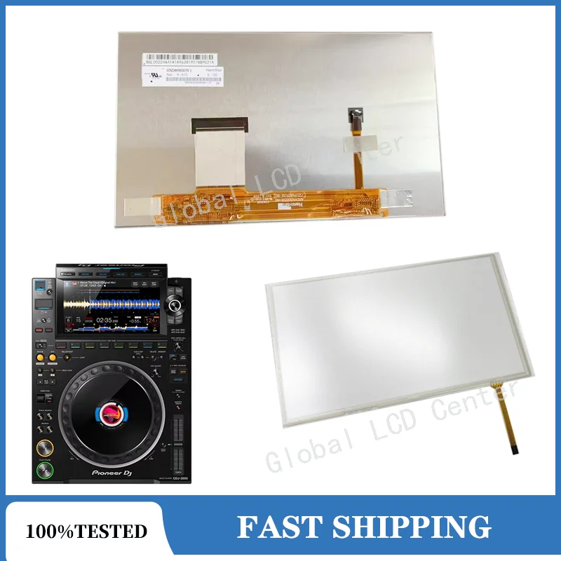 

Оригинальный 9-дюймовый ЖК-дисплей с сенсорным экраном для PIONEER DJ CDJ-3000 CDJ3000, ремонт, замена