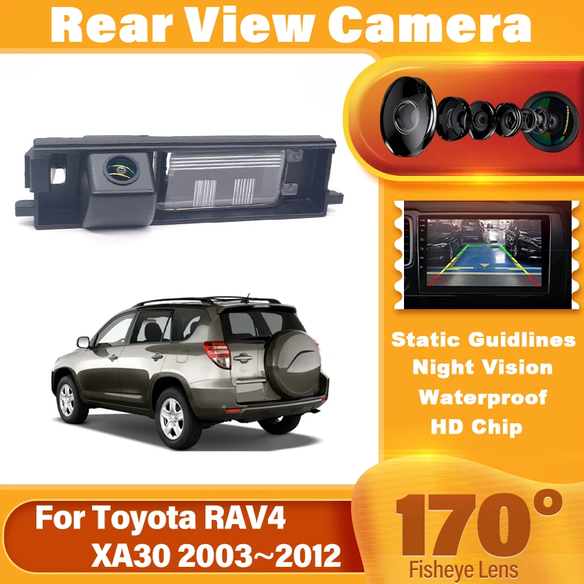 

CCD1080P Автомобильная камера заднего вида для Toyota RAV4 RAV 4 XA30 2003 2004 2005 2006 2007 2008~2012 RAV 4 2008 Парковочная HD резервная камера