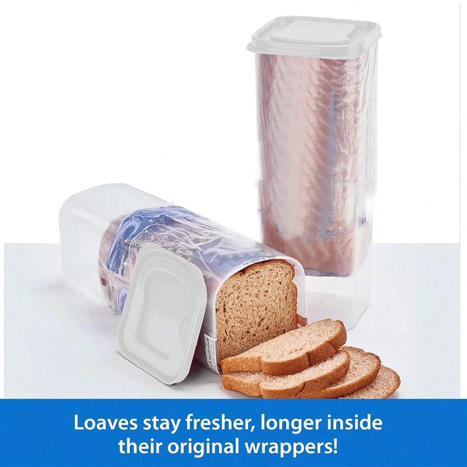 Empty Airtight Bread Box for K - Food Storage Kitchen Cabinet recension och pris