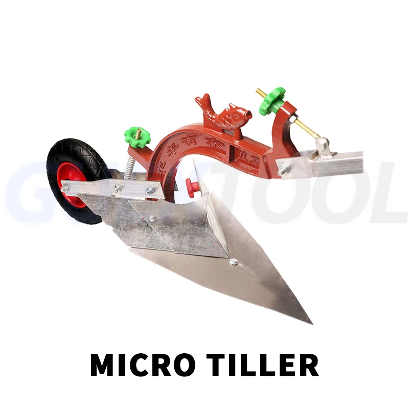 Agricultural Hand Pulled Plow Manual Ridge Plowing Machine Soil Loosening And Turning Machine Micro Tillage Machine Trenching