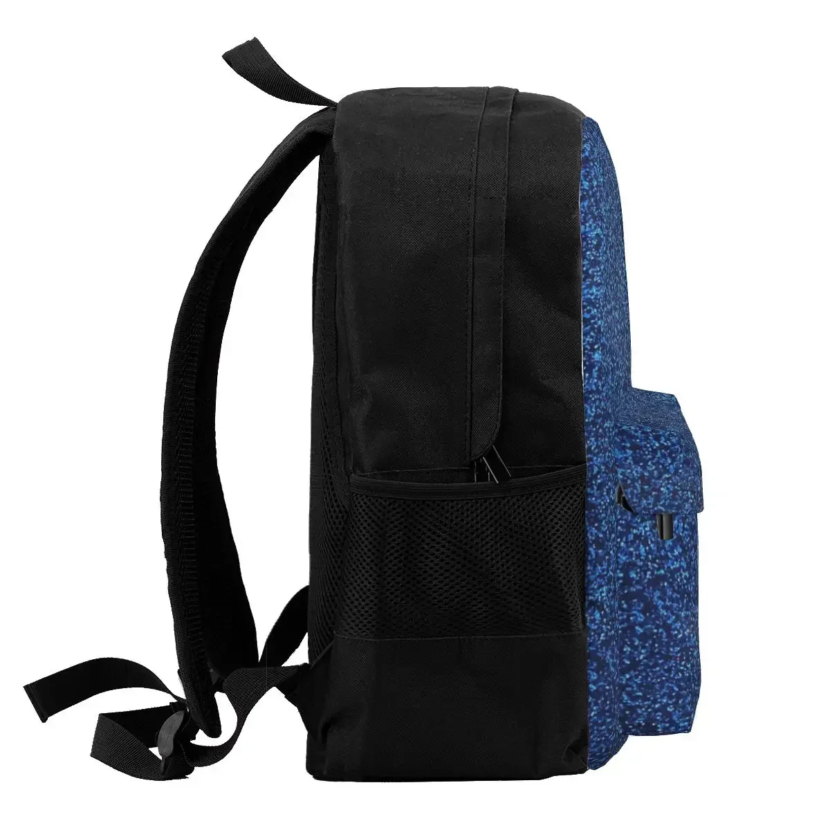 A Little Blue Glitter Backpacks Boys Girls Bookbag Students School Bags Cartoon Kids Rucksack Travel Rucksack Shoulder Bag