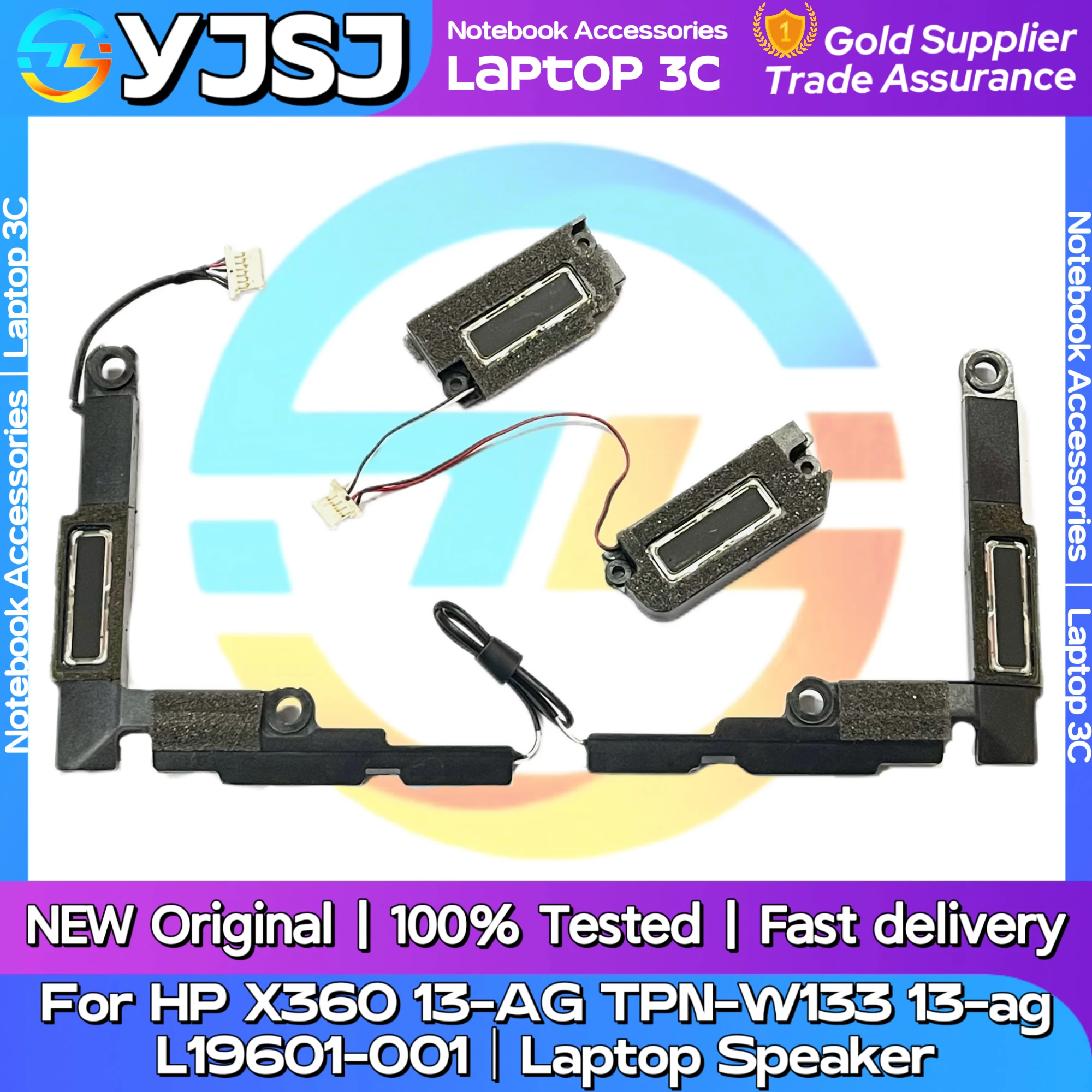 

New Original Laptop Notebook Audio Speaker For HP X360 13-AG TPN-W133 13-ag L19601-001 built-in speaker horn audio