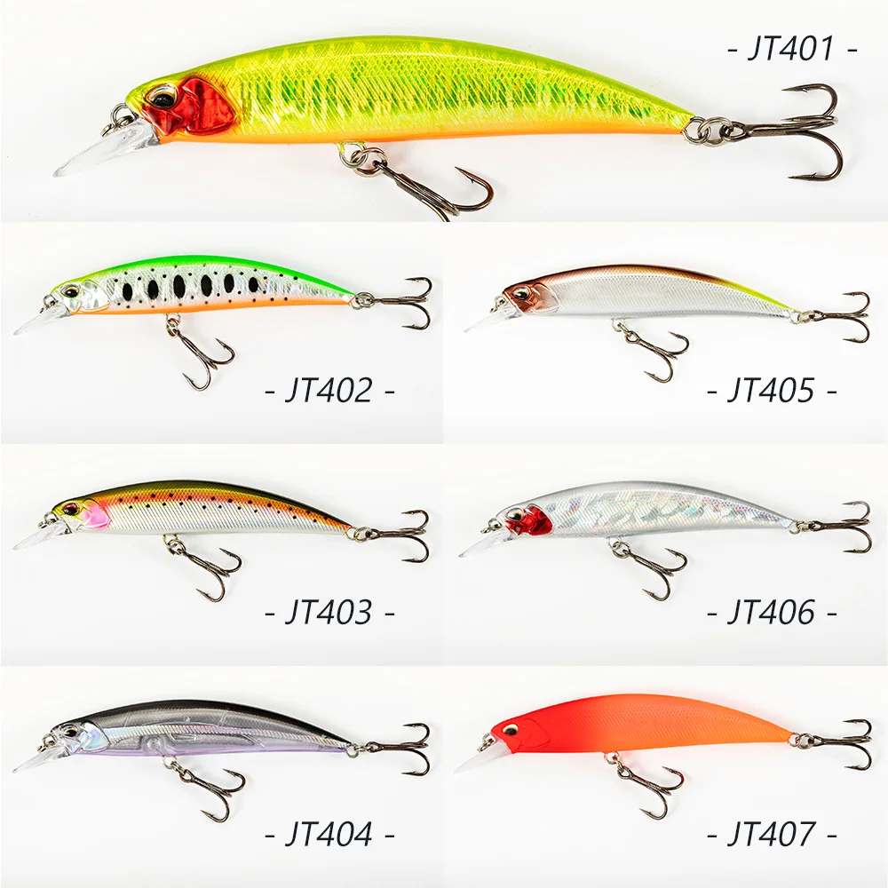 Spearhead Ryuki Afundando Minnow Isca De Pesca, Isca Dura Artificial, Balançando Jerkbait, 45s, 60s, 80s, 95s, JT9387