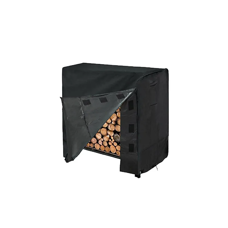 

Outdoor waterproof and dustproof firewood cover 420D Oxford cloth firewood rack cover Garden firewood cover